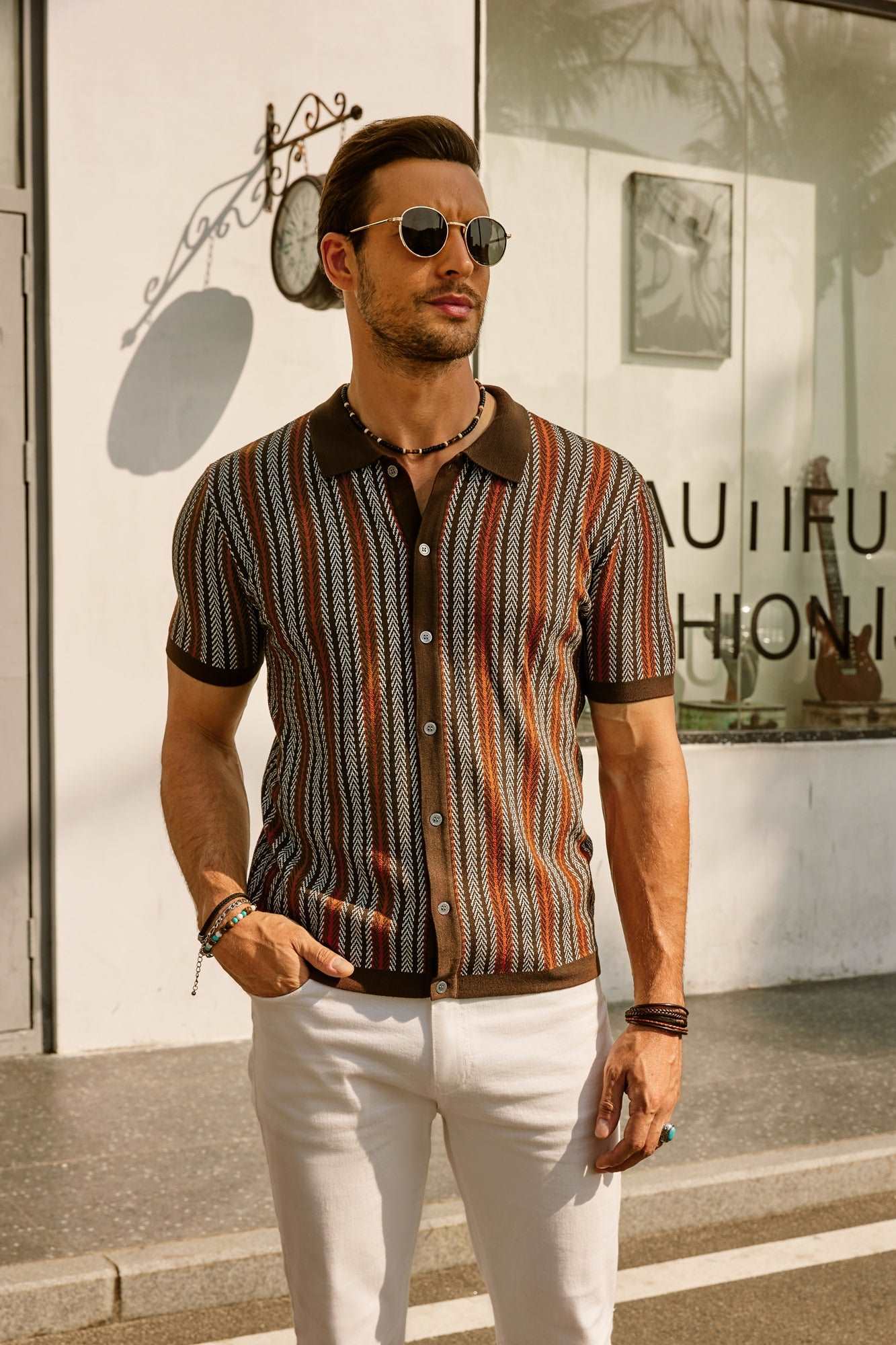 ASTON – Herenpolo Vintage look | Tijdloze & Stijlvolle Polo voor Lente & Zomer