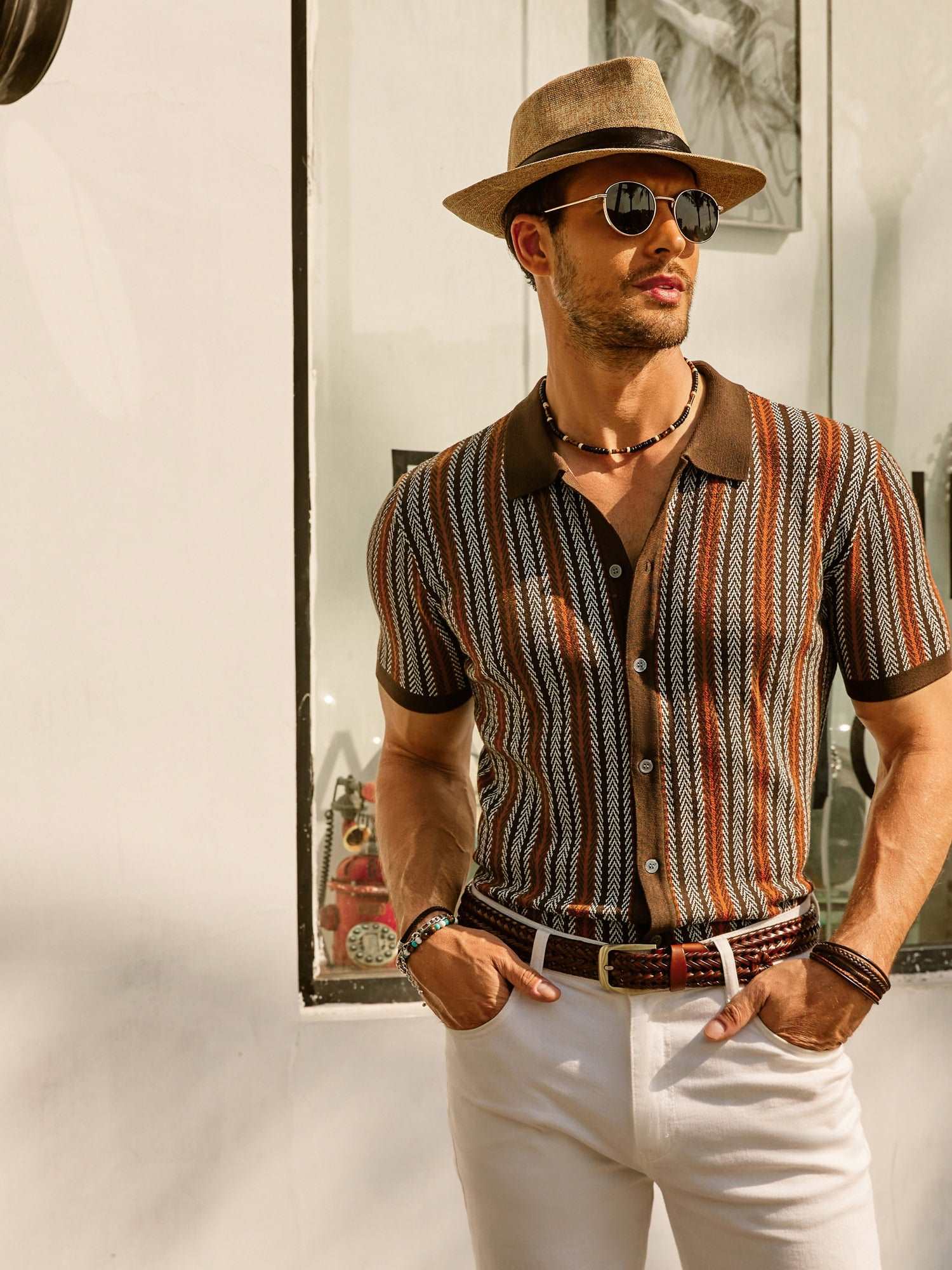 ASTON – Herenpolo Vintage look | Tijdloze & Stijlvolle Polo voor Lente & Zomer