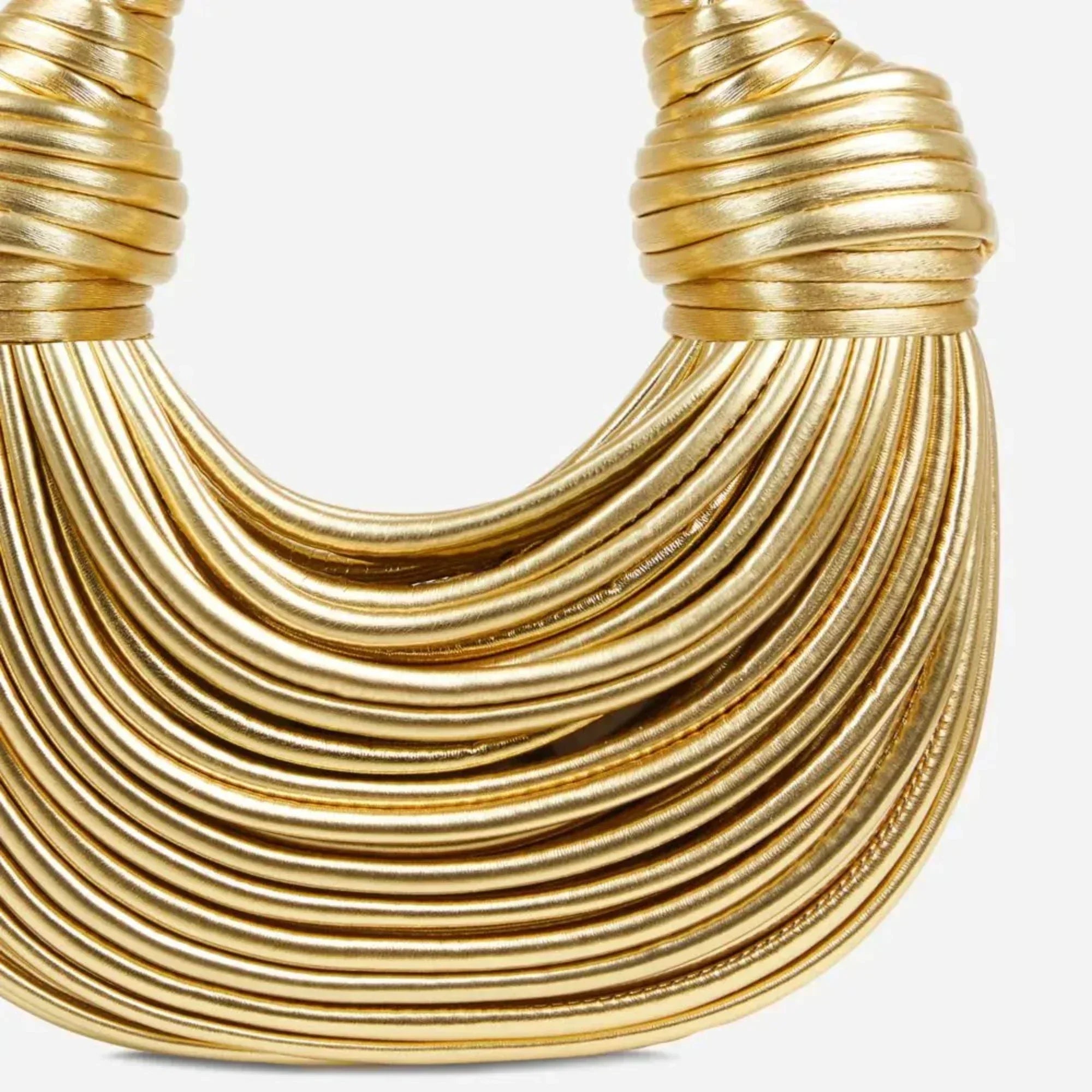 Luxe Statement Handtas Dames met Uniek Knoopdetail en Hedendaagse Elegant Stijl-2