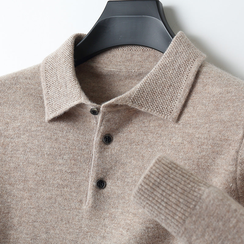 VALMER – Polo in cachemire di lusso e lana merino