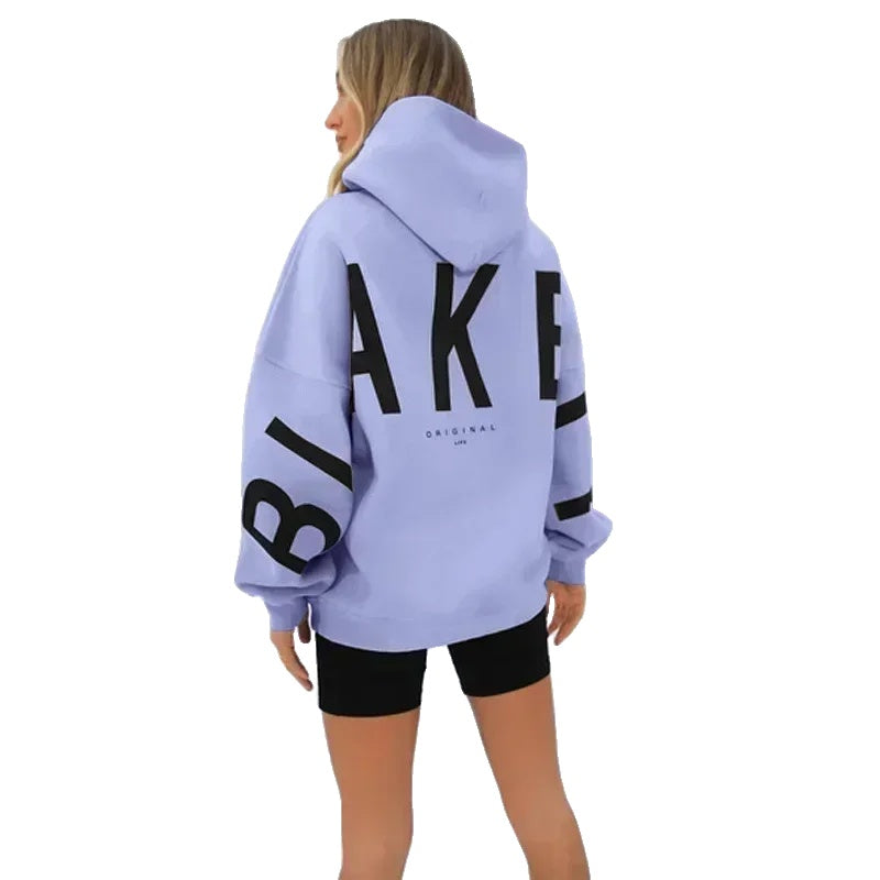 Variant image for Moderne Dames Hoodie - Retro Bedrukte Sporttop in Diverse Maten voor Comfortabele Casual Looks-10