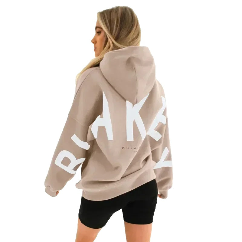 Variant image for Moderne Dames Hoodie - Retro Bedrukte Sporttop in Diverse Maten voor Comfortabele Casual Looks-5
