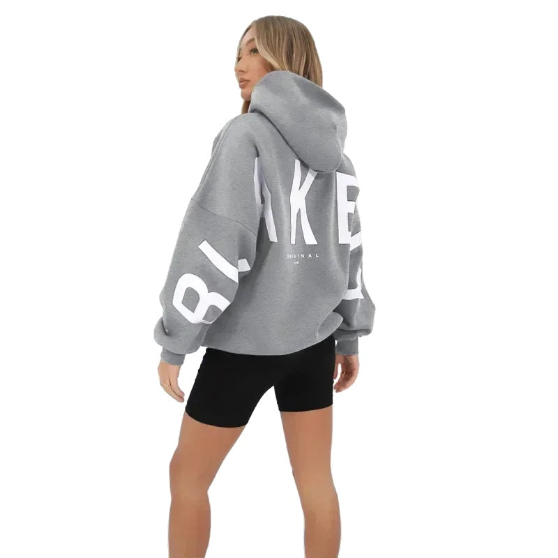 Variant image for Moderne Dames Hoodie - Retro Bedrukte Sporttop in Diverse Maten voor Comfortabele Casual Looks-19