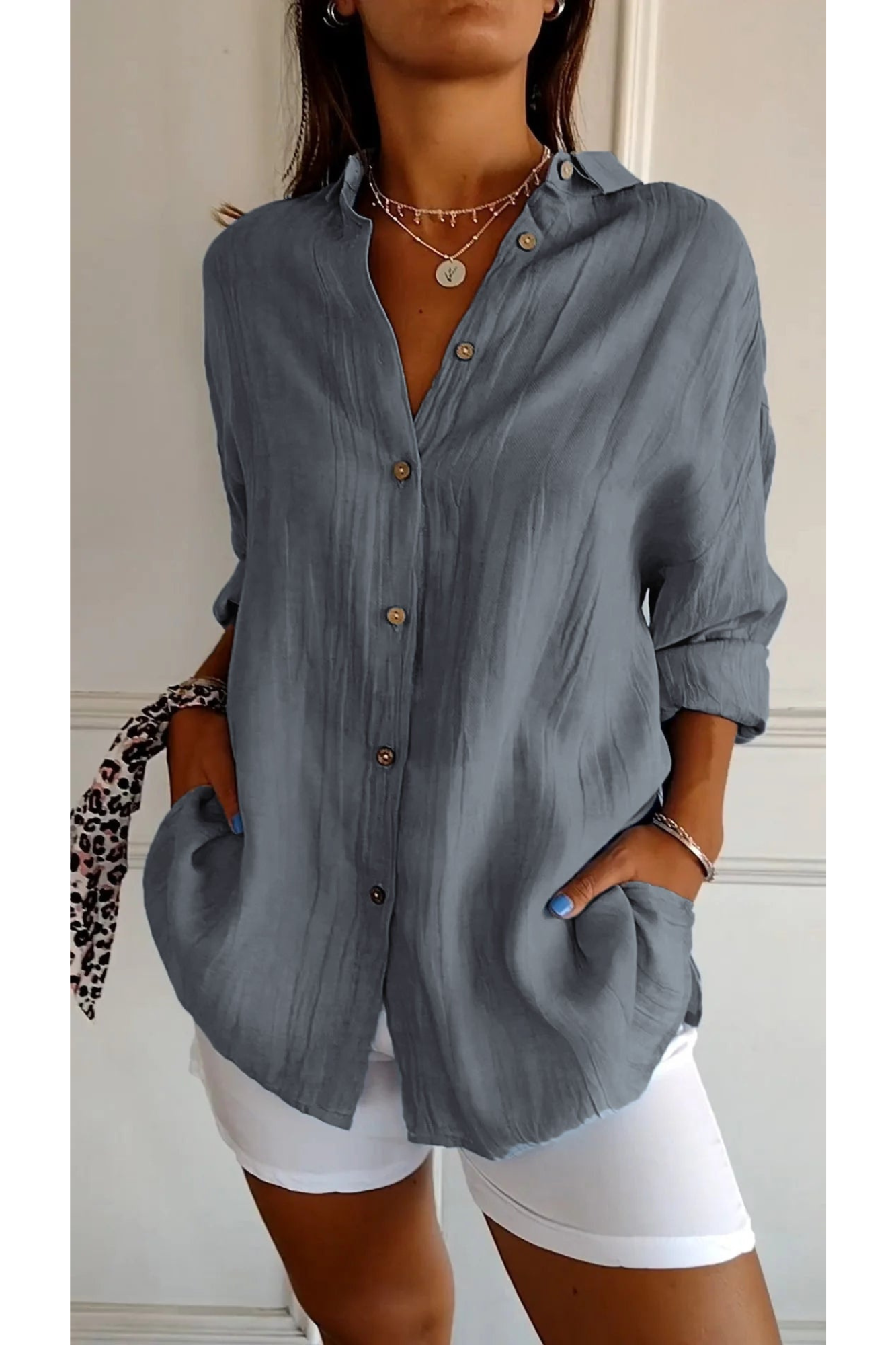 VIENA – Camisa Elegant Dames | Chic y Cómoda para Primavera y Verano
