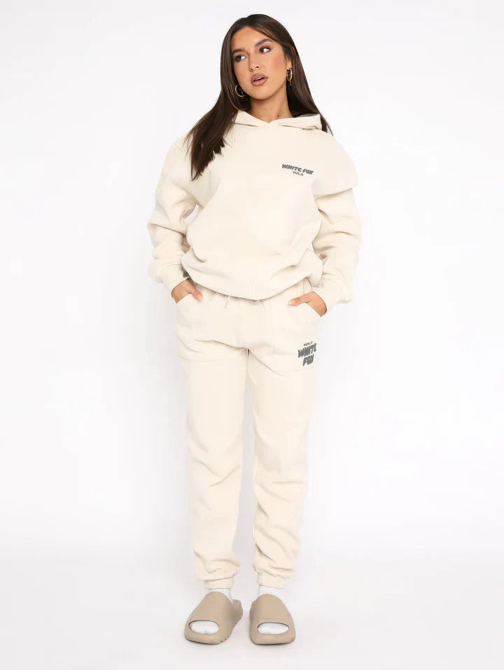 ZARA - Tuta da donna hip con felpa con cappuccio e pantaloni jogger
