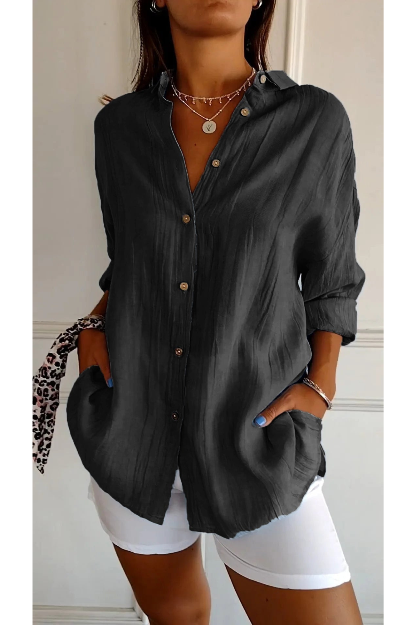 VIENA – Camisa Elegant Dames | Chic y Cómoda para Primavera y Verano