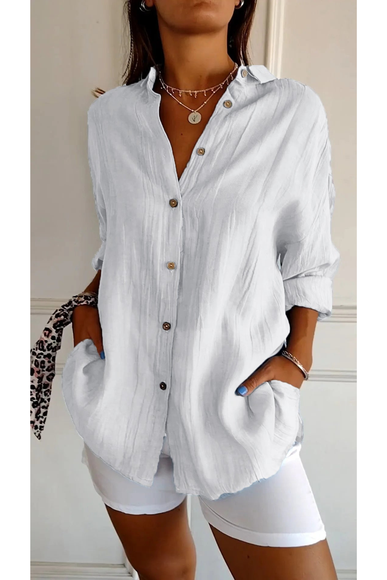 VIENA – Camisa Elegant Dames | Chic y Cómoda para Primavera y Verano