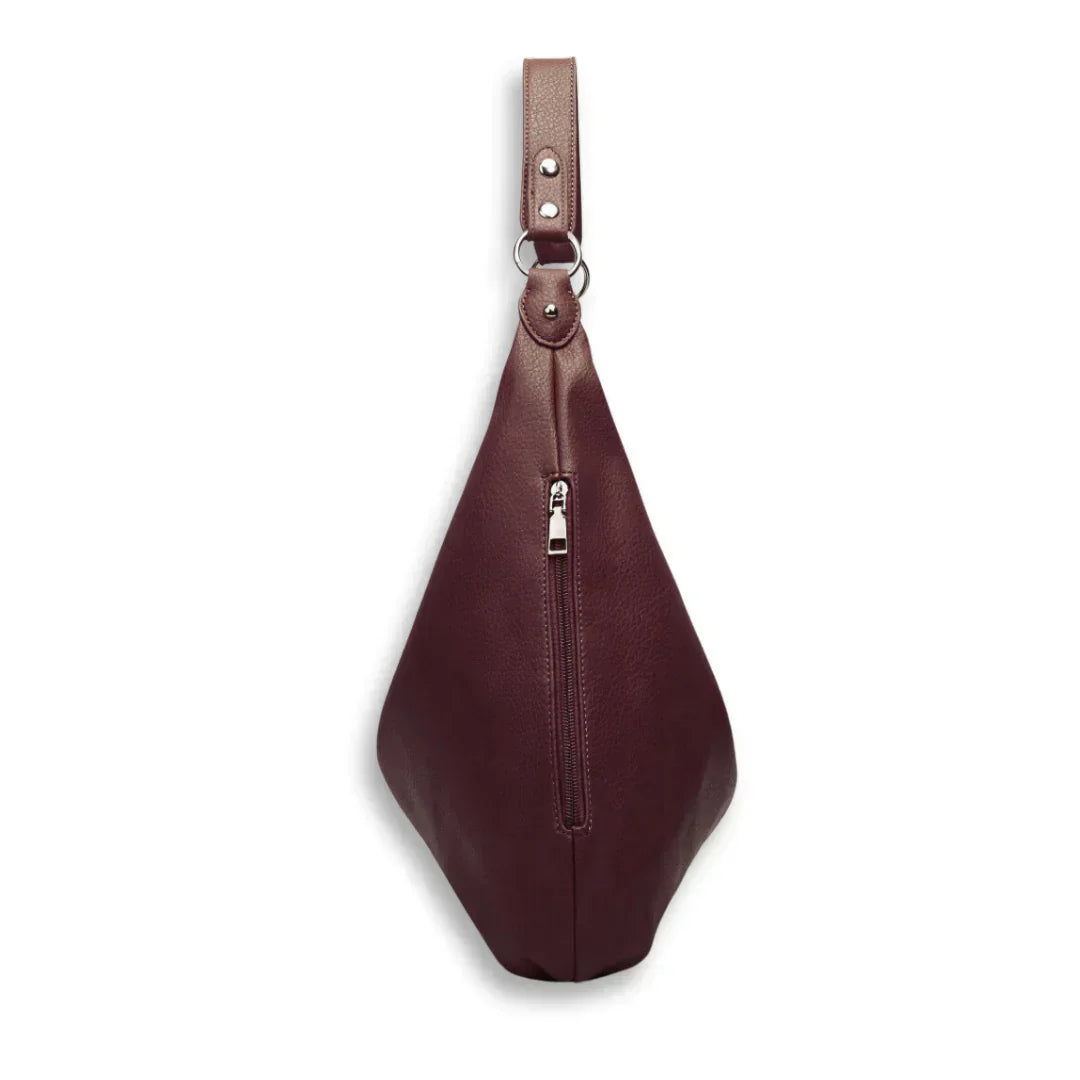 Helen Leren Hobo Handtas Dames Minimalistische Stijl-4