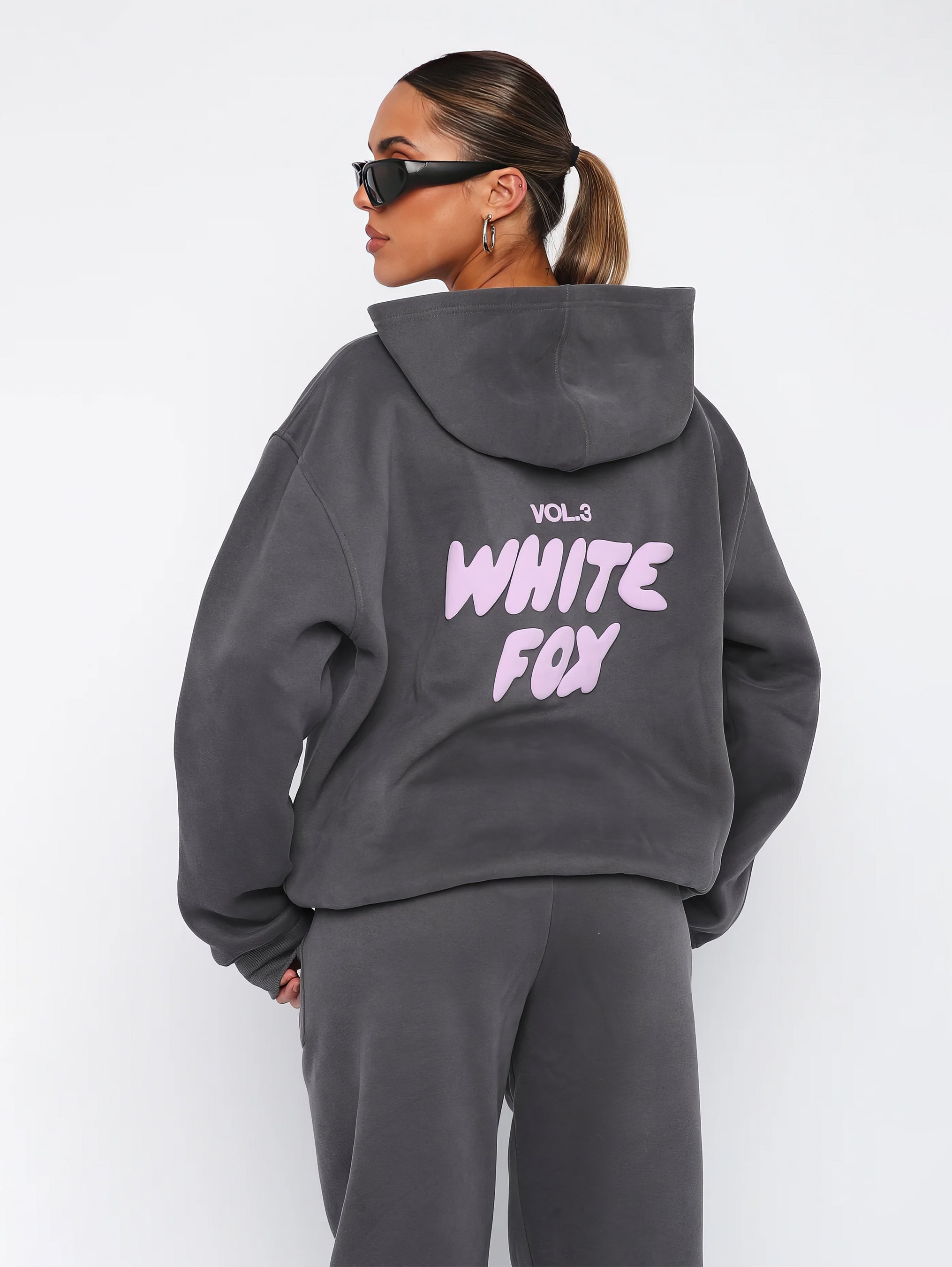 Chándal Completo Foxy para Mujeres | Conjunto Suave de Sudadera con Capucha y Pantalón – Imprescindible en TikTok