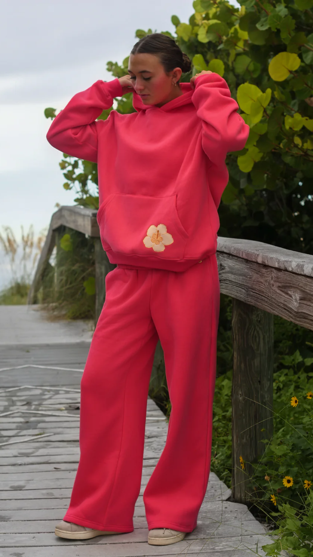 SET FLORA AL TRAMONTO – Tuta da allenamento da donna | Calda e elegante per autunno e inverno