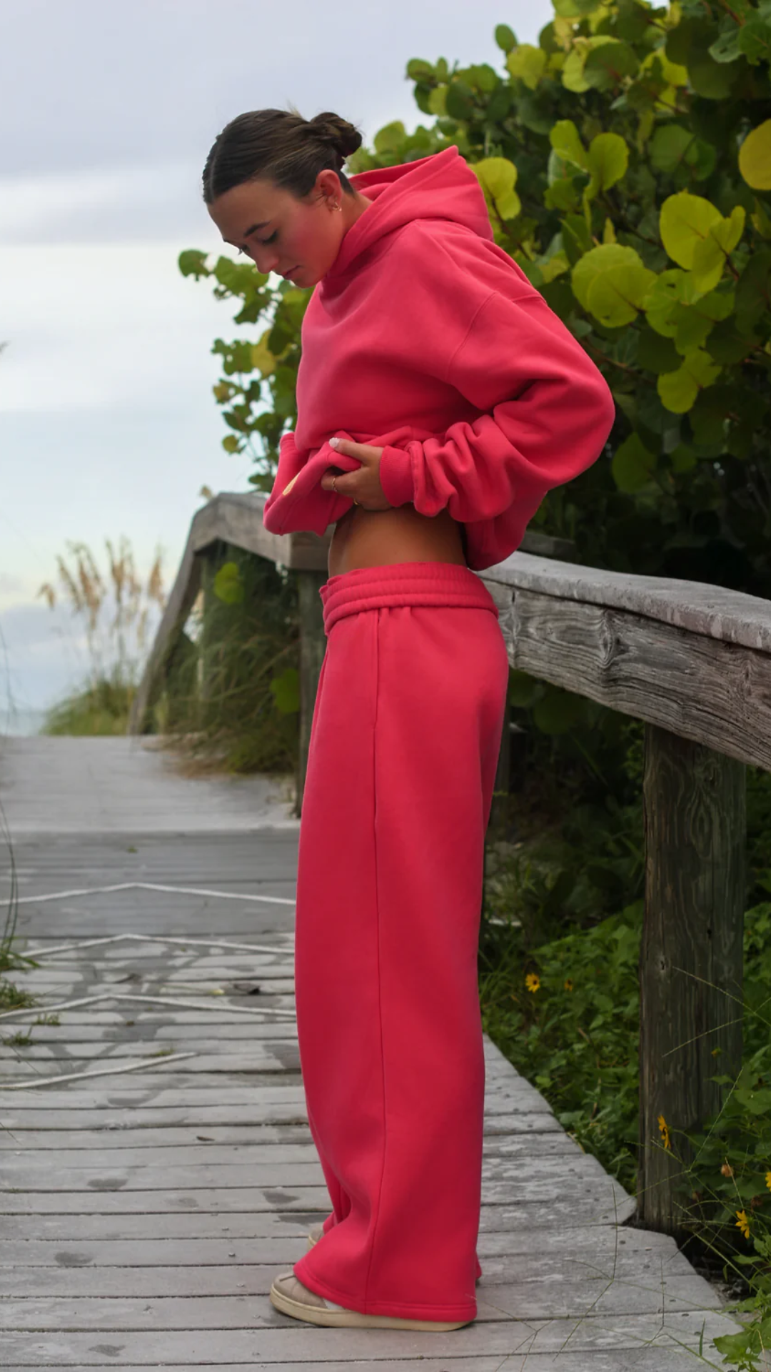 SET FLORA AL TRAMONTO – Tuta da allenamento da donna | Calda e elegante per autunno e inverno