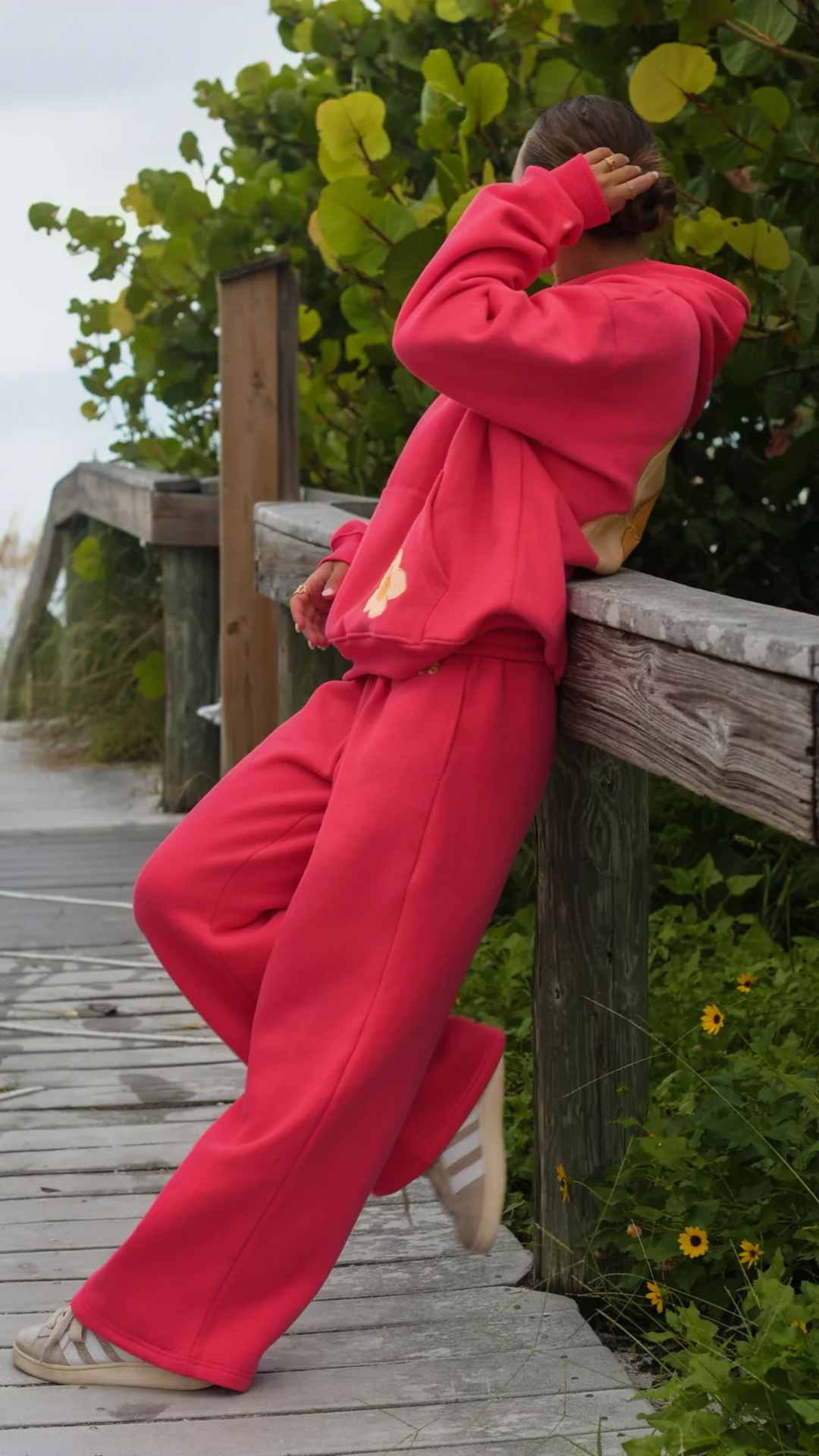 SET FLORA AL TRAMONTO – Tuta da allenamento da donna | Calda e elegante per autunno e inverno