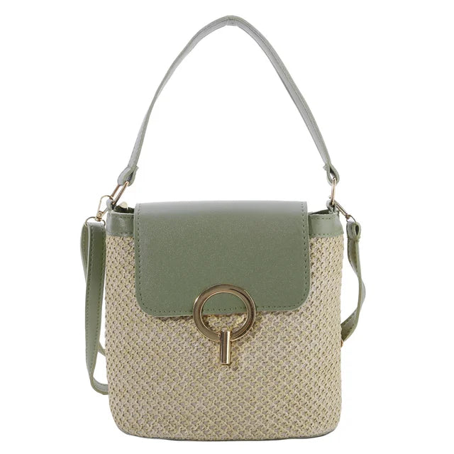 Gevlochten Rieten Strandtas voor Dames - Grote Chic Stijl-2