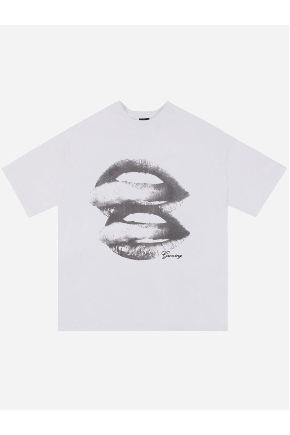 Camiseta Vyra para Damas y Caballeros | Estampado de Labios y Ajuste Moderno para Primavera y Verano