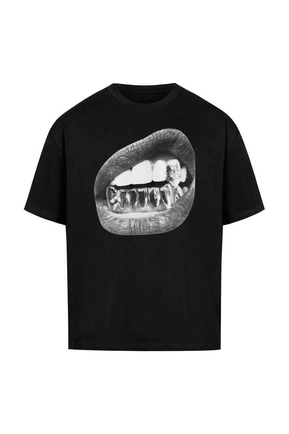 T-shirt Unisex Daxa Streetwear | Stampa labbra in stile Y2K per primavera ed estate