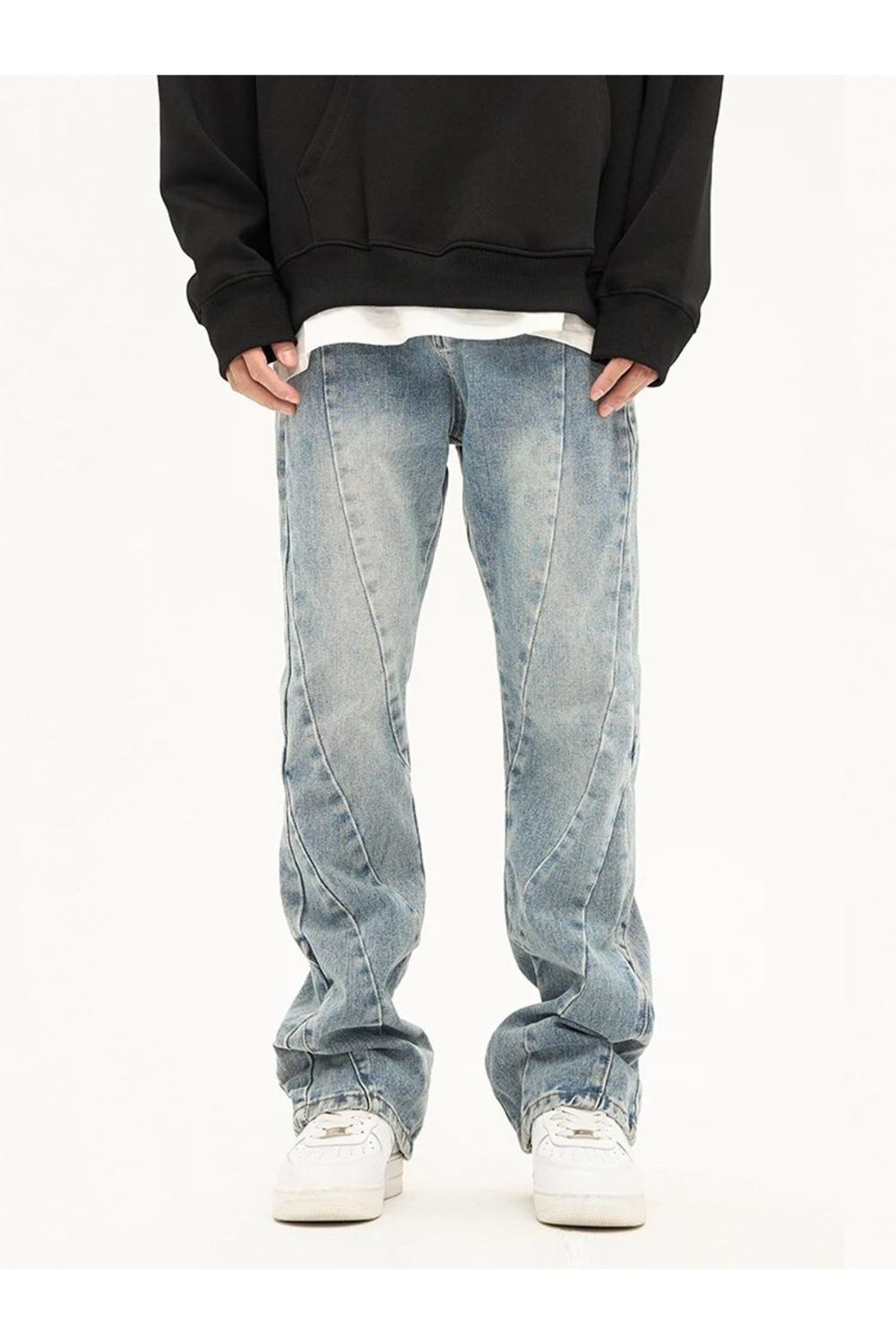 Jeans True Star Flared da Uomo | Vestibilità Denim Larga per Primavera ed Estate