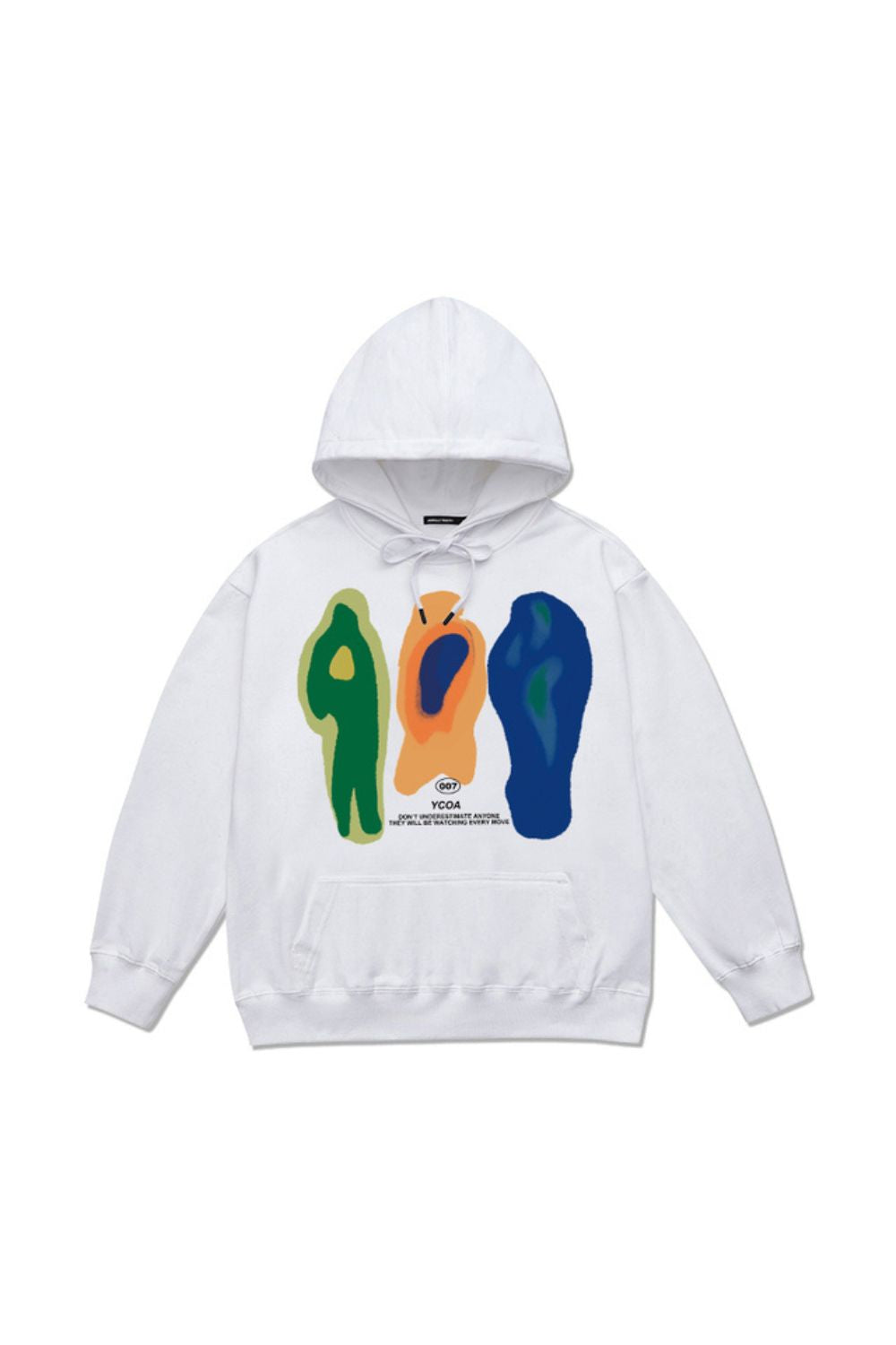 Felpa con cappuccio grafica VADA con design Radiation | Streetwear comodo per donne e uomini