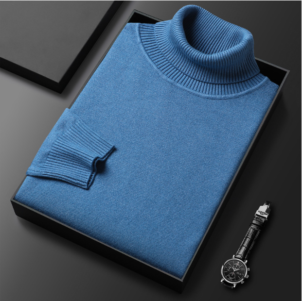 VALTARI – Maglione a collo alto in cashmere di lusso per uomo