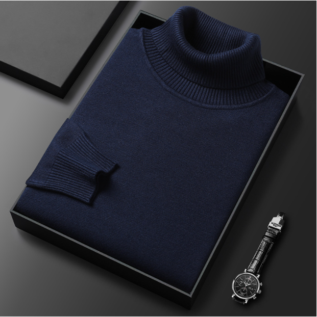 VALTARI – Maglione a collo alto in cashmere di lusso per uomo