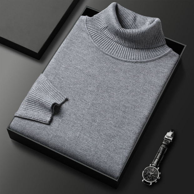 VALTARI – Maglione a collo alto in cashmere di lusso per uomo