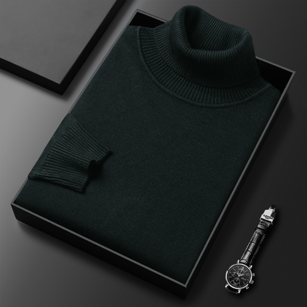 VALTARI – Maglione a collo alto in cashmere di lusso per uomo