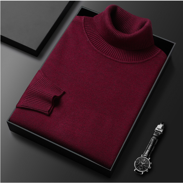 VALTARI – Maglione a collo alto in cashmere di lusso per uomo