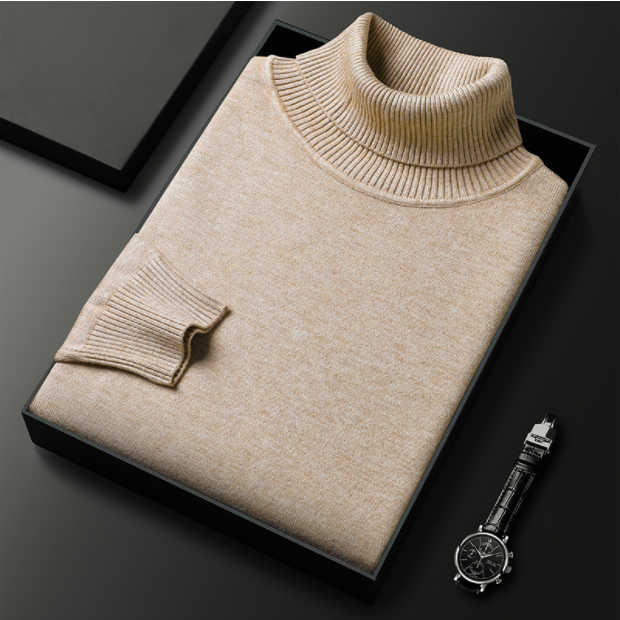 VALTARI – Maglione a collo alto in cashmere di lusso per uomo