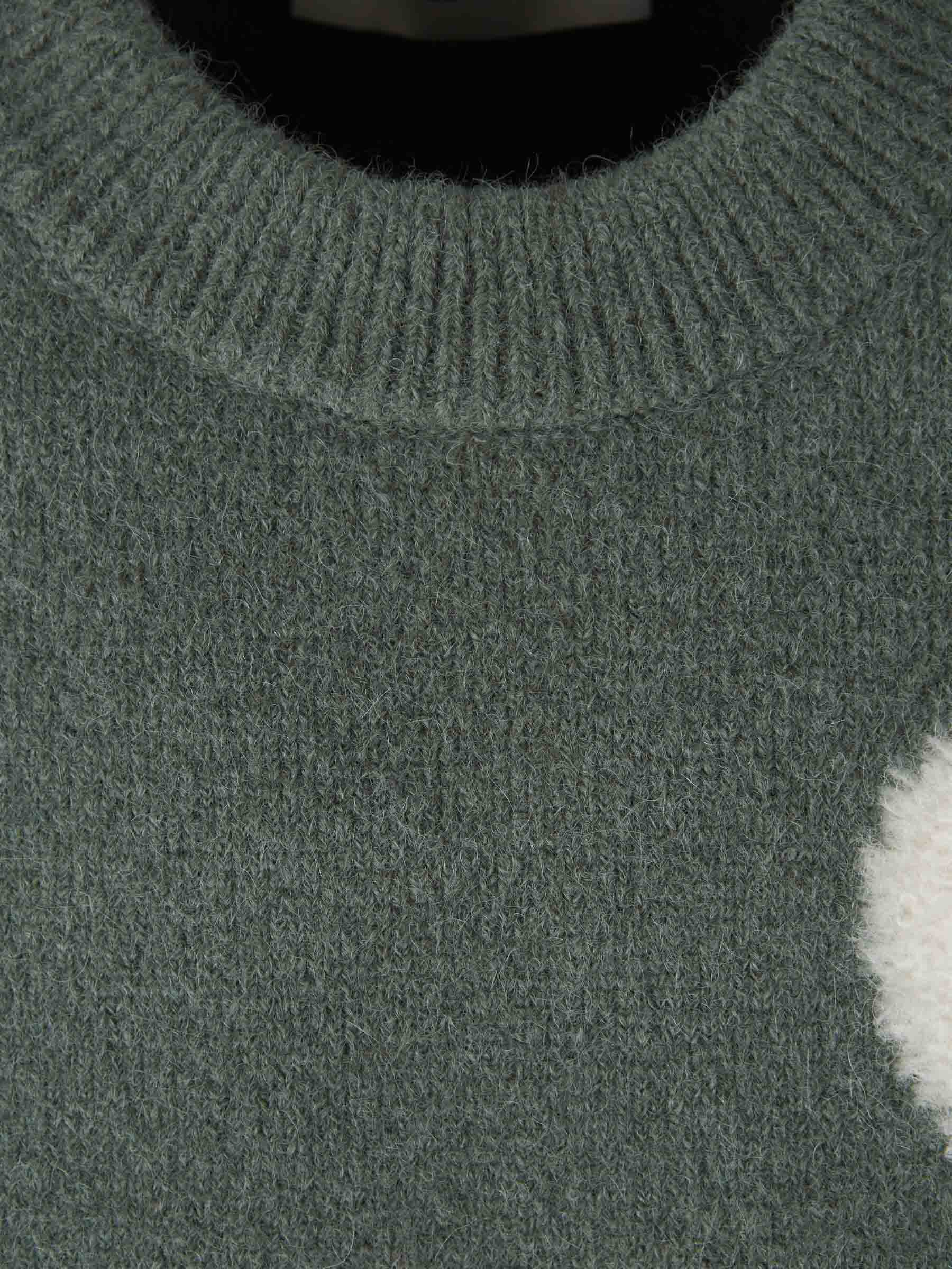 Ami Paris Maglione con Logo a Cuore per Uomo | Morbido & Elegante Maglione con Vestibilità Rilassata