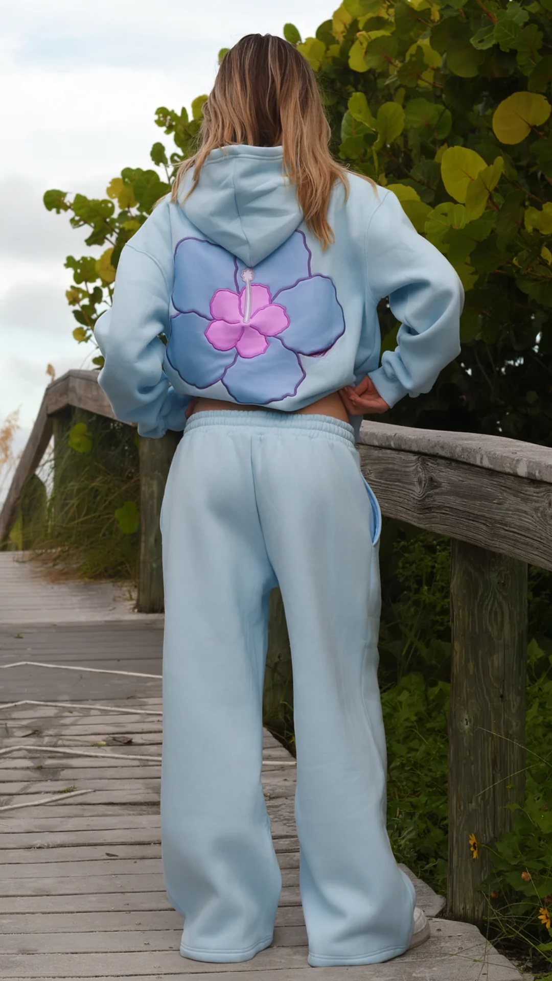 SKY FLORA SET – Tuta da allenamento da donna | Stile urbano accogliente per autunno e inverno