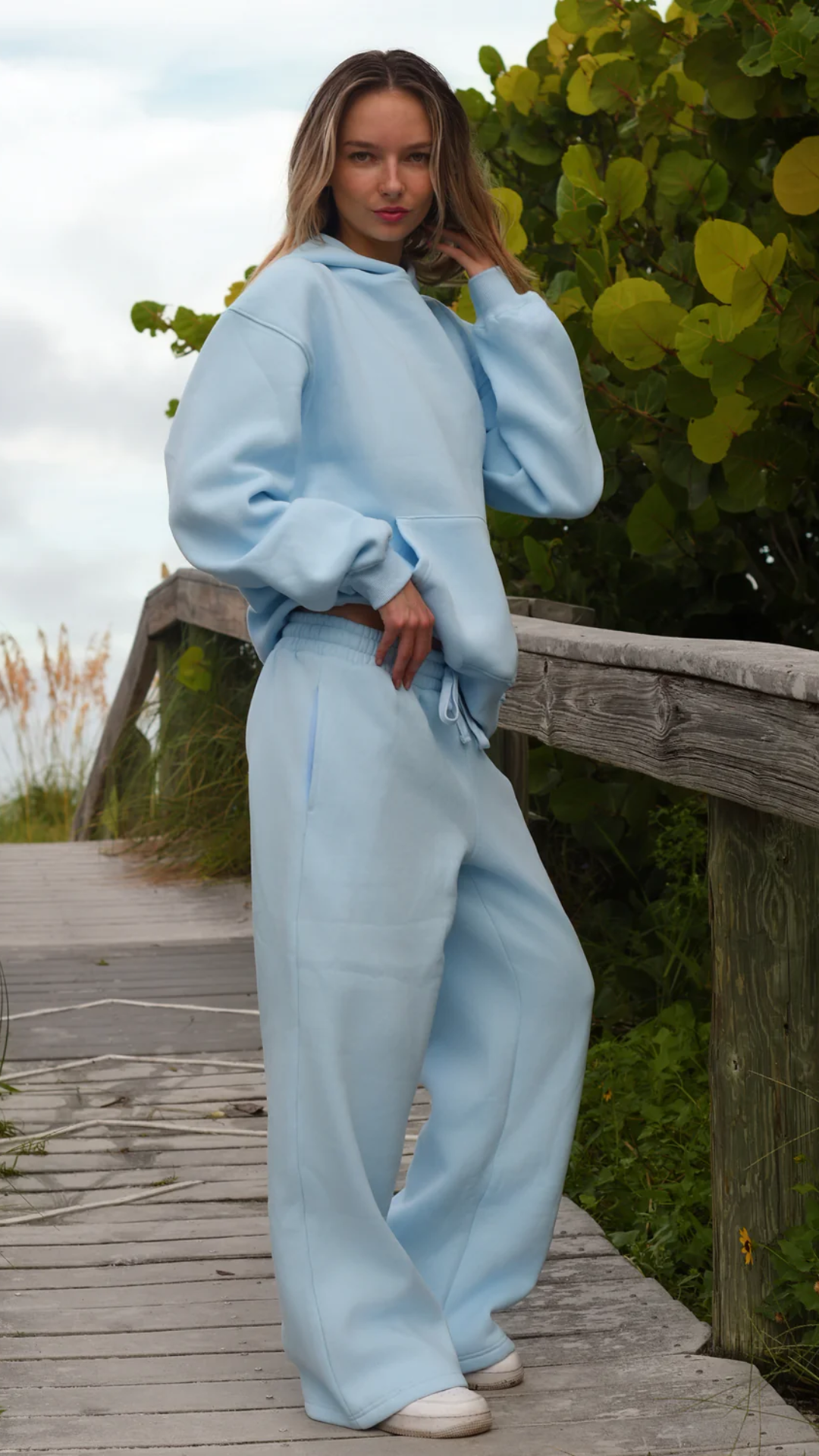 SKY FLORA SET – Tuta da allenamento da donna | Stile urbano accogliente per autunno e inverno