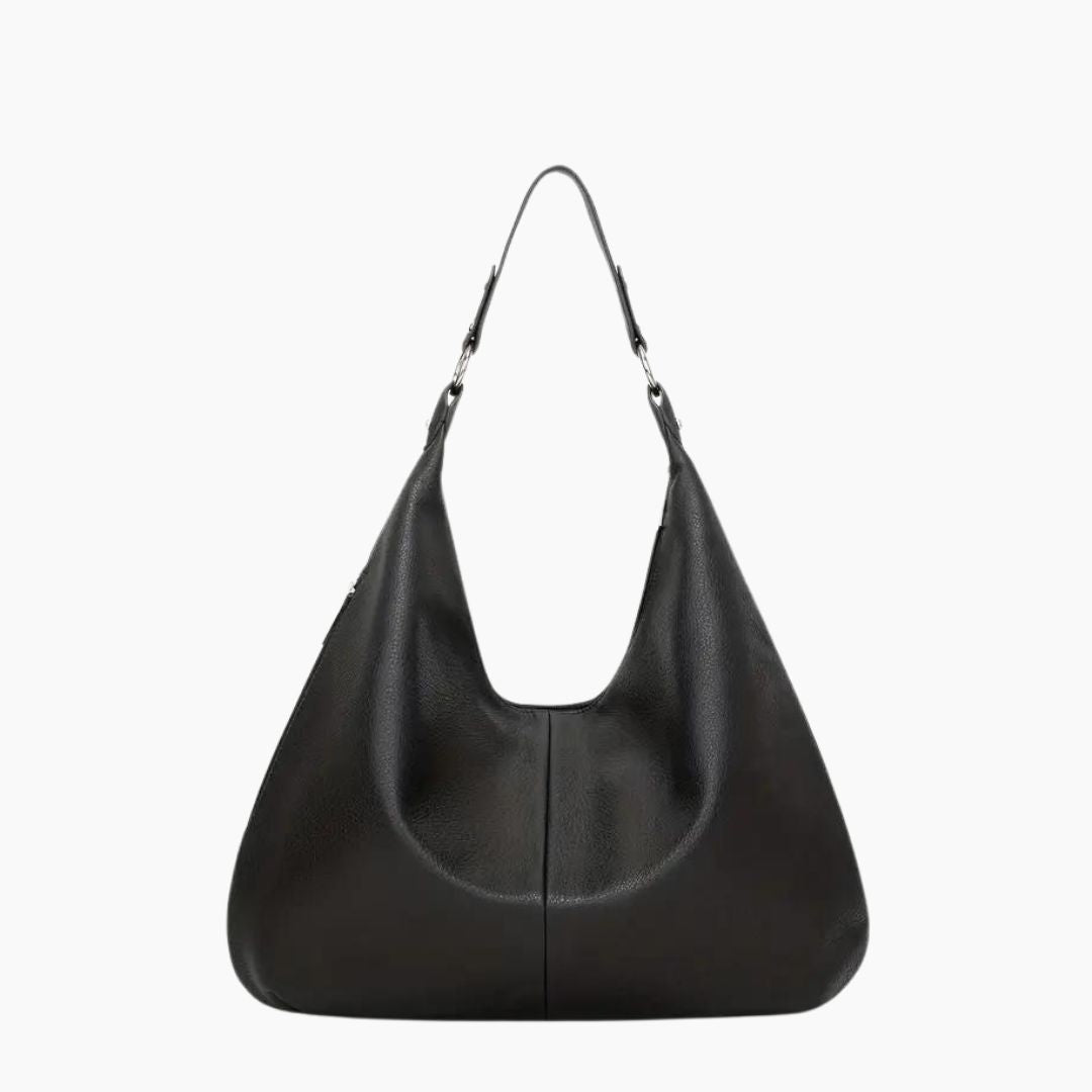Helen Leren Hobo Handtas Dames Minimalistische Stijl-5