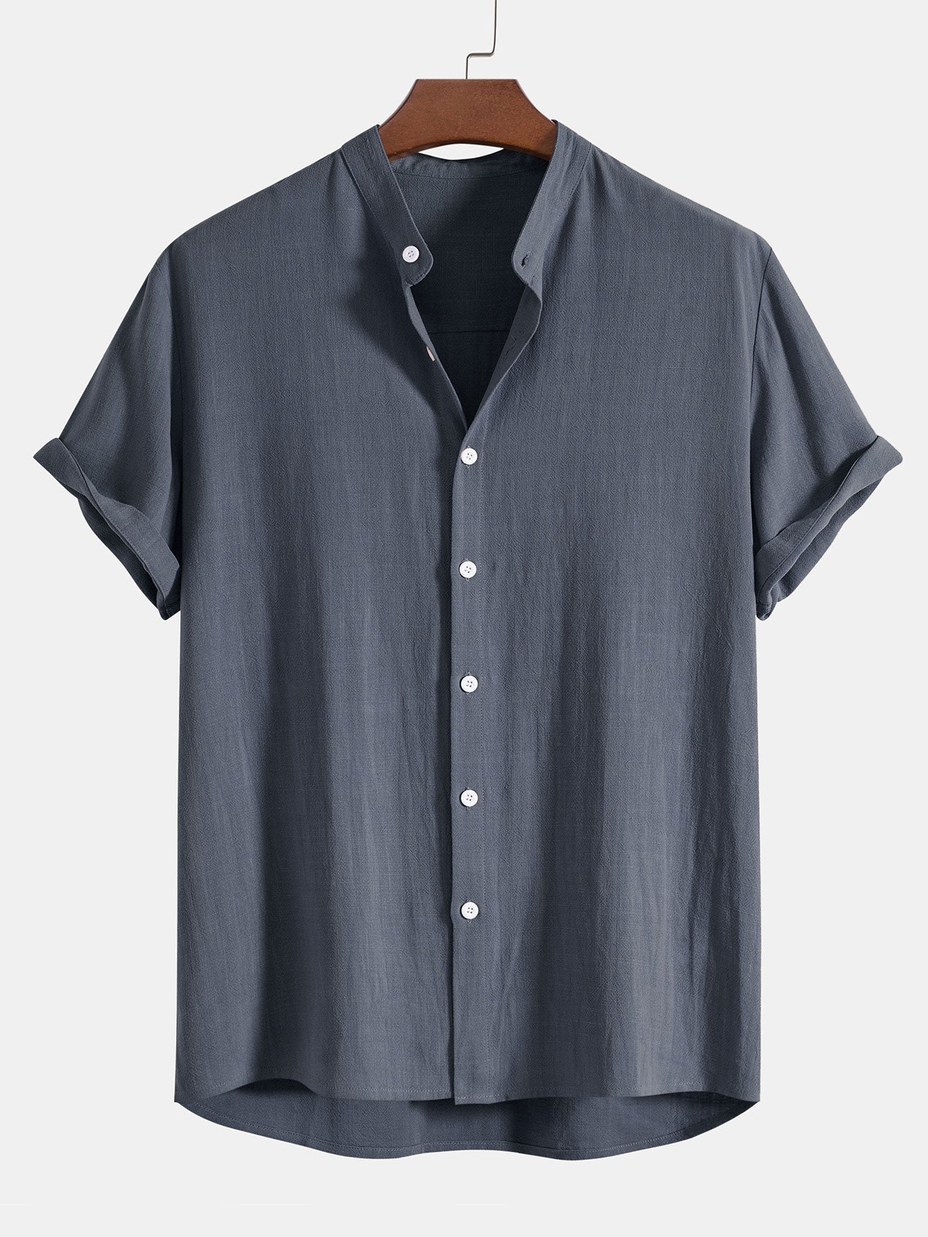 DEPREZ – Set Uomo di Lusso | Camicia di Lino con Pantaloncini per l'Estate