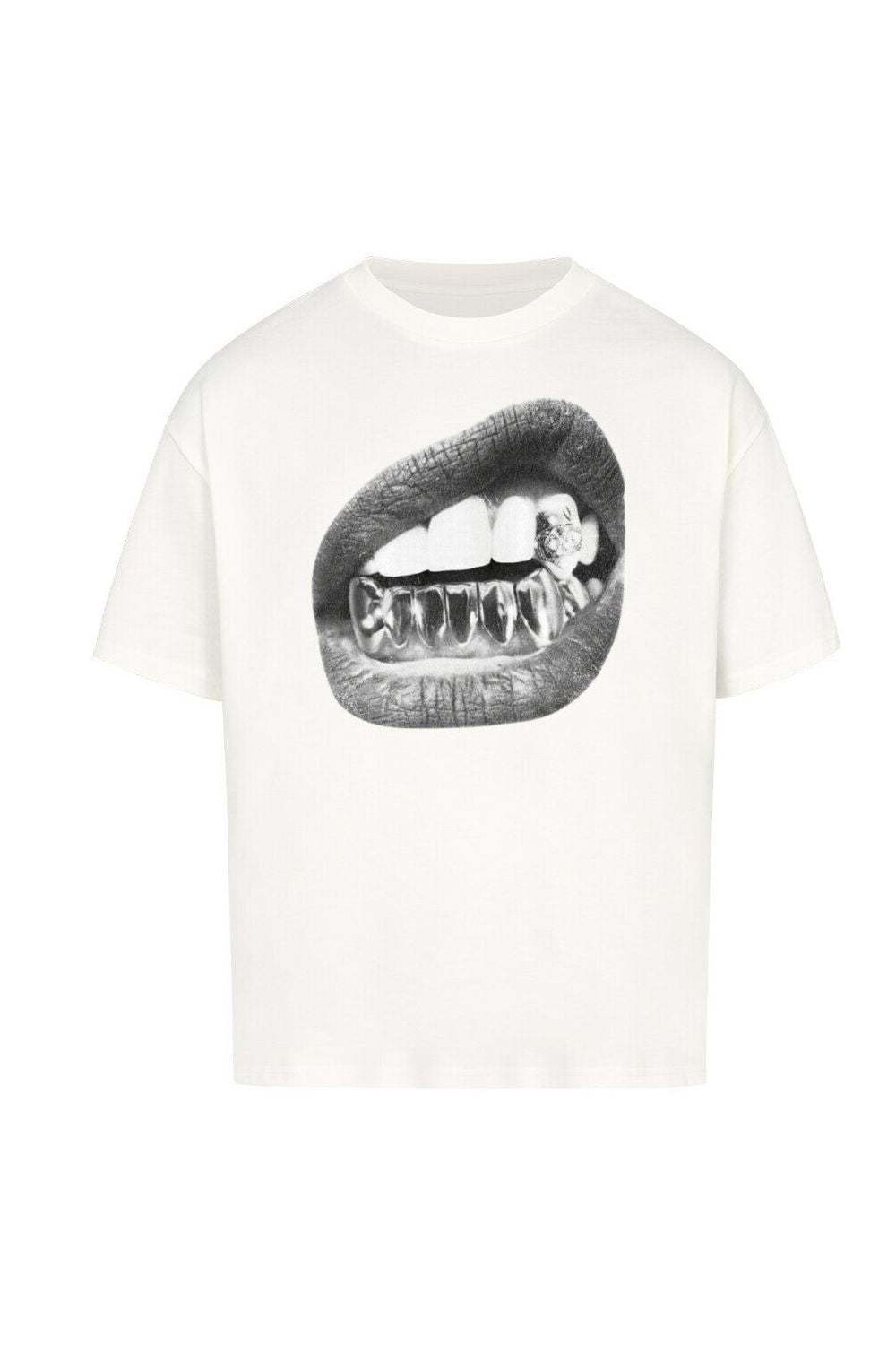 T-shirt Unisex Daxa Streetwear | Stampa labbra in stile Y2K per primavera ed estate