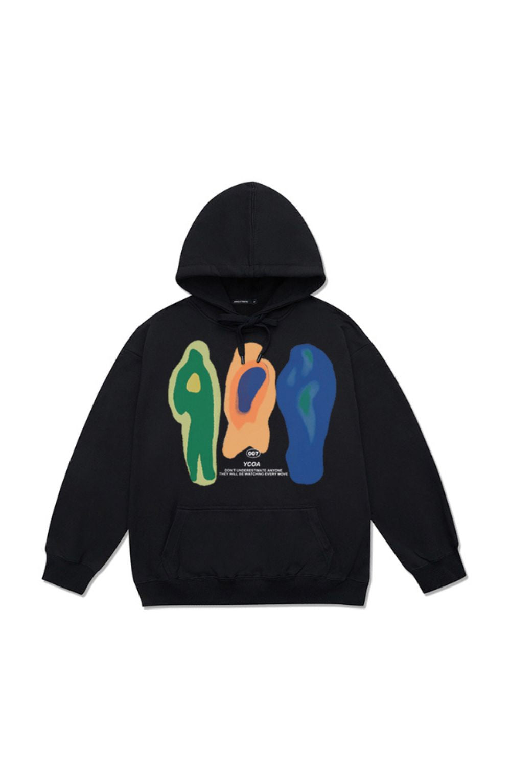 Felpa con cappuccio grafica VADA con design Radiation | Streetwear comodo per donne e uomini