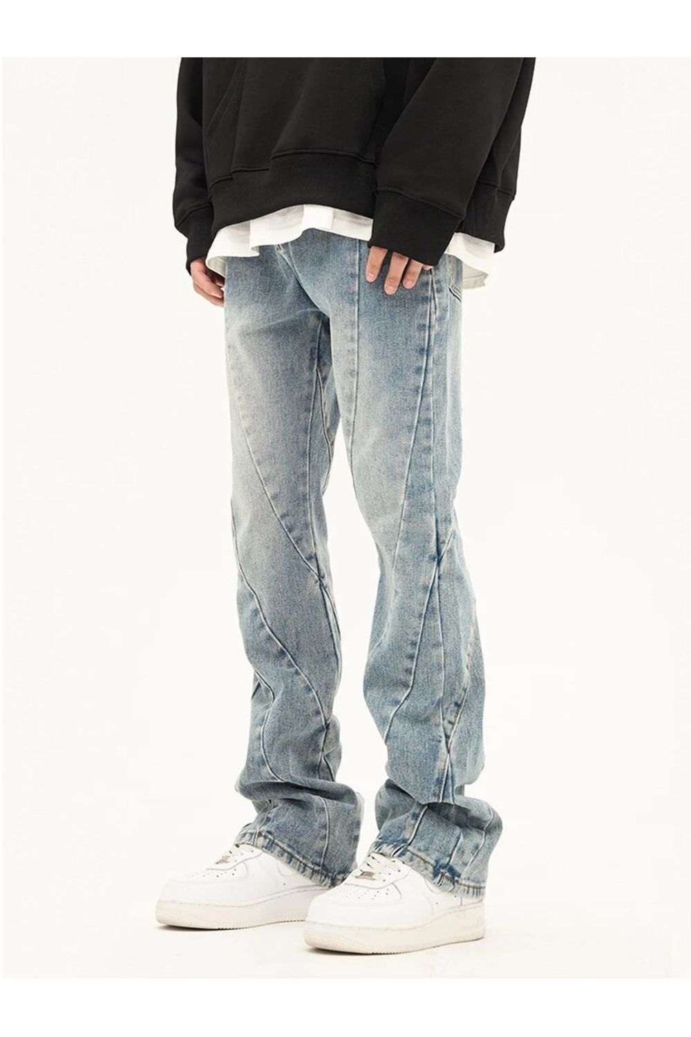 Jeans True Star Flared da Uomo | Vestibilità Denim Larga per Primavera ed Estate