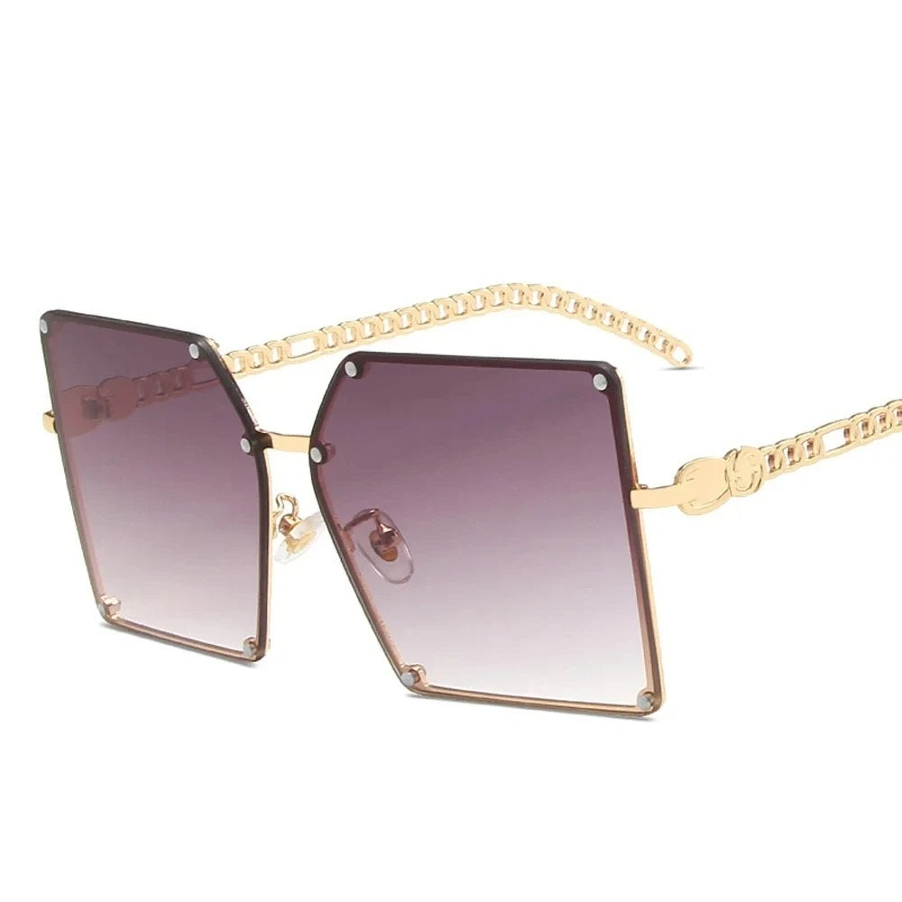 Meike Zonnebril Dames Vintage Modieus Stijl met Klinknagels-2