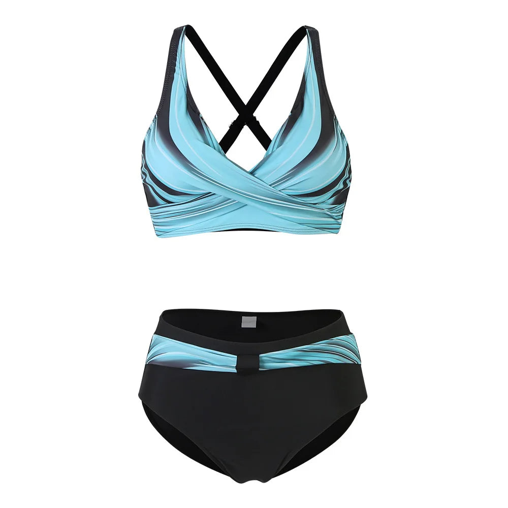 Dames Hoge Taille Bikini Set Met Flatterende Pasvorm-4
