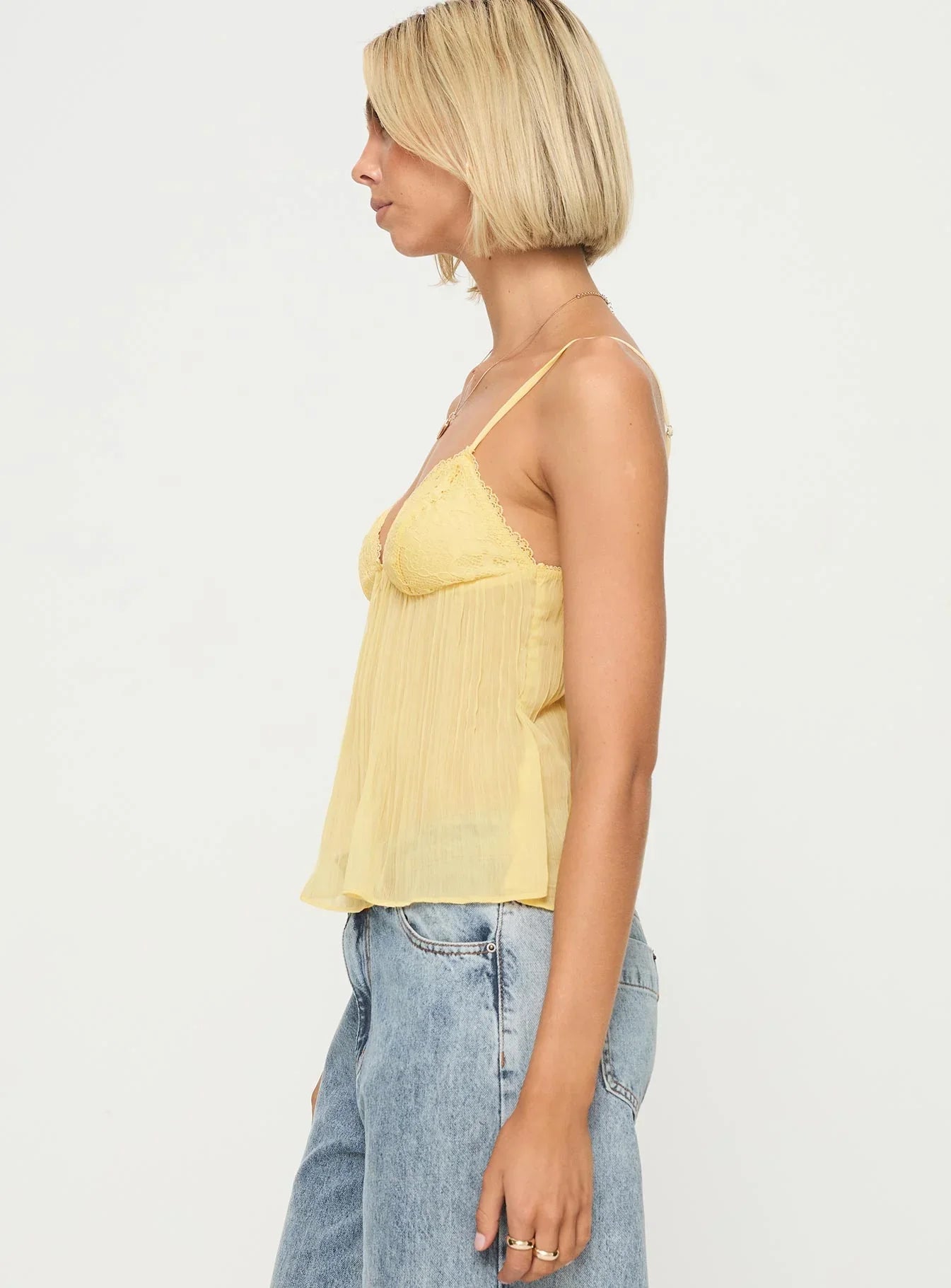 Dames Geplooide Blouse met Kanten Details voor Elegante Casual Looks-4