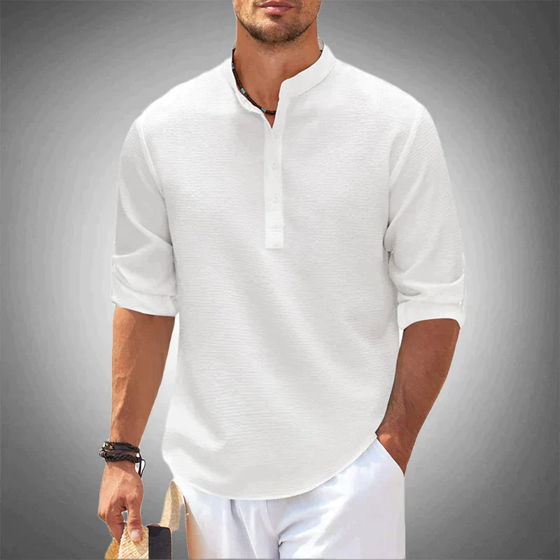 Liam - Camicia Moderna Uomo | Elegante & Leggera per Primavera/Estate