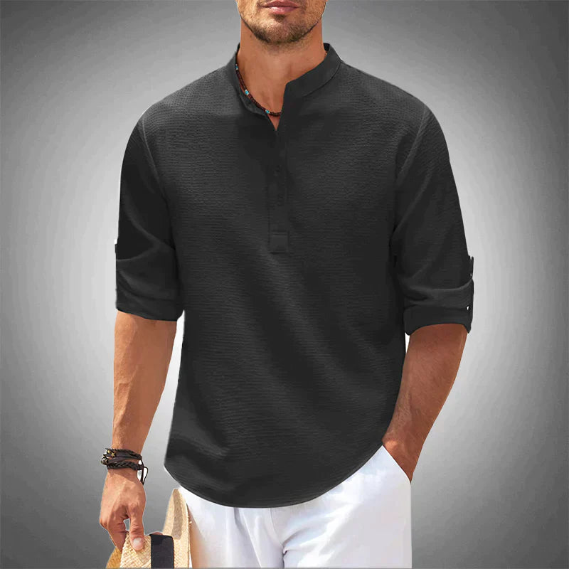 Liam - Camicia Moderna Uomo | Elegante & Leggera per Primavera/Estate