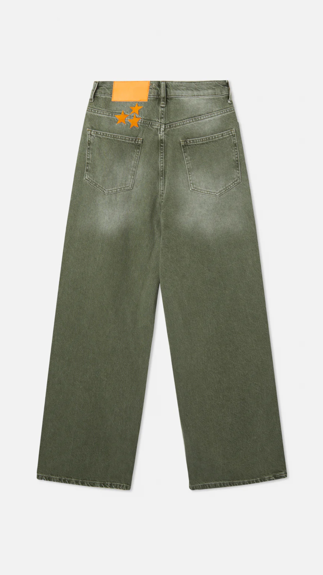 STARRY JEAN – Jeans Baggy Verdes Unisex | Look Denim Oversized Y2K
