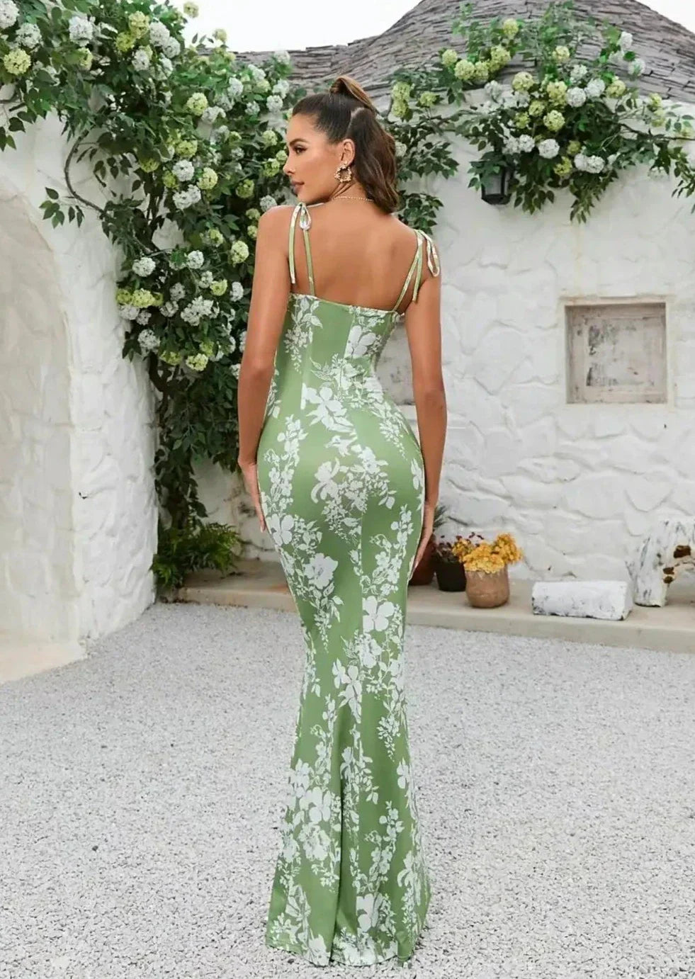 FLORA Maxi Jurk Donna | Stampa floreale & Look elegante per primavera ed estate