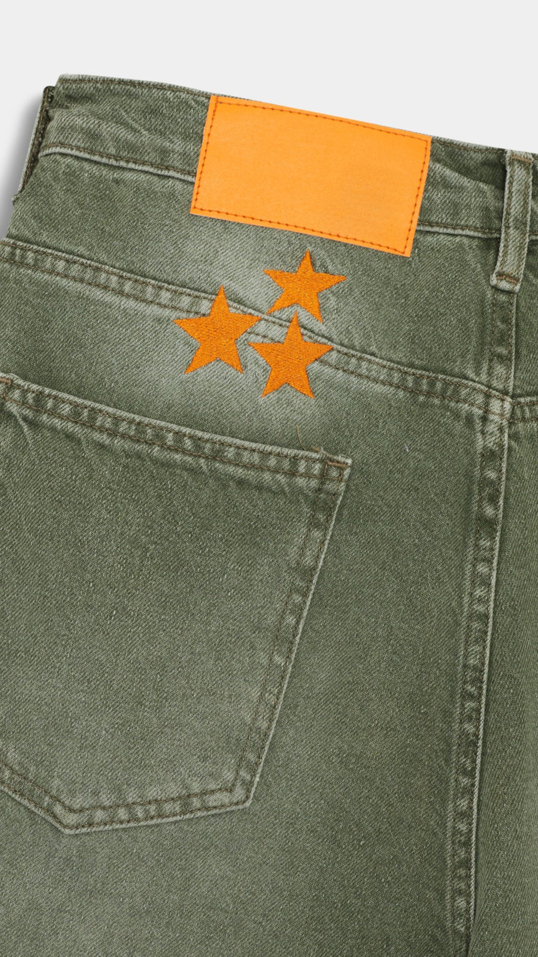 STARRY JEAN – Jeans Baggy Verdes Unisex | Look Denim Oversized Y2K
