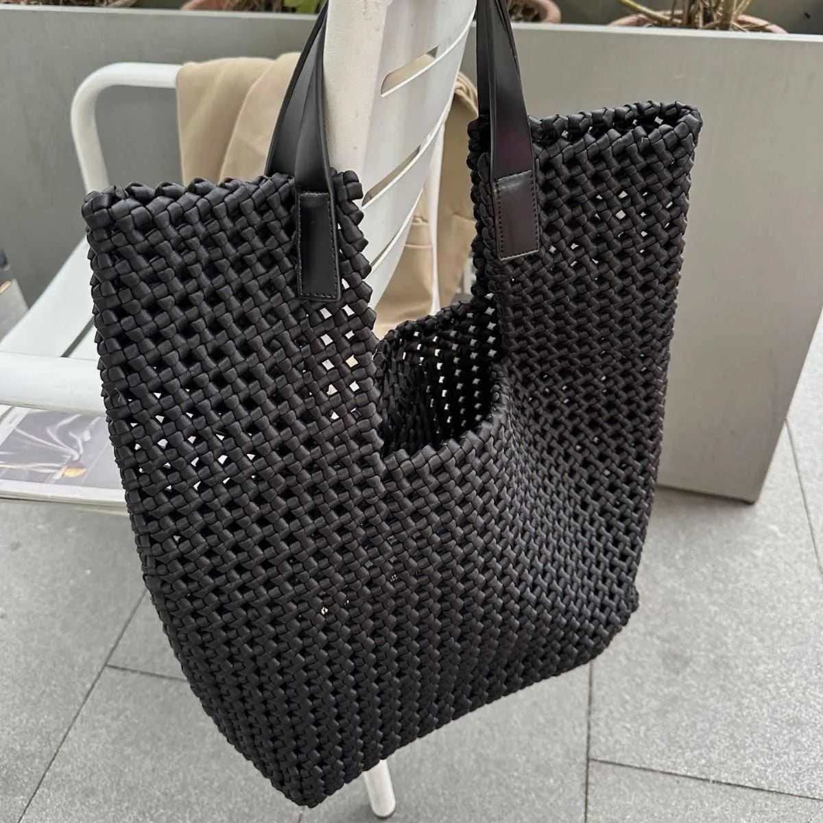 Heidi Geweven Draagtas Elegante Stijl voor Vrouwen-2
