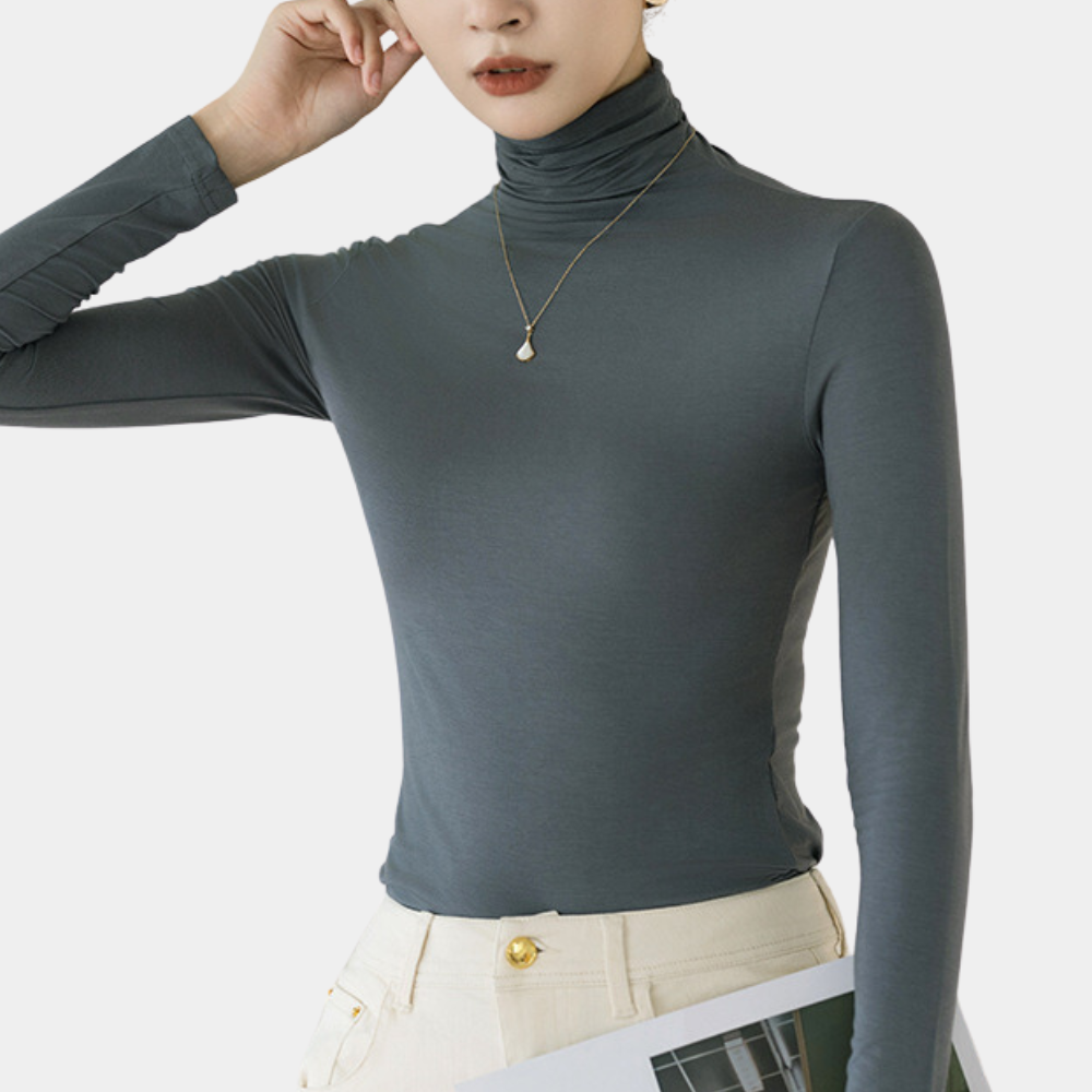 YARA - Maglione a collo alto alla moda per donna