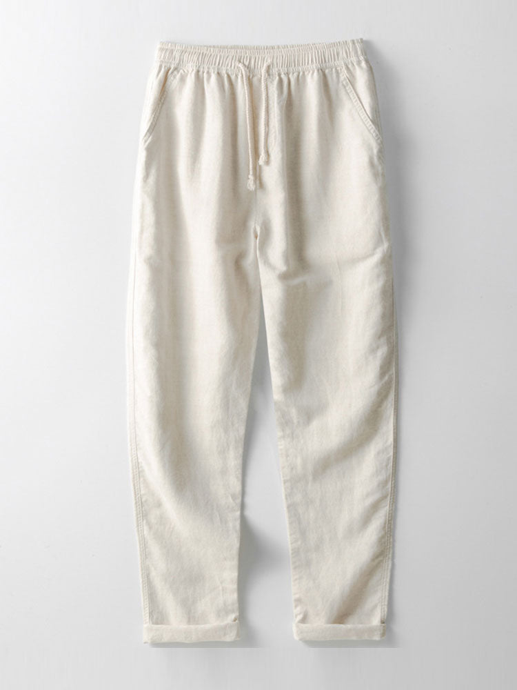 DEPREZ – Set Uomo di Lusso | Camicia di Lino con Pantaloncini per l'Estate