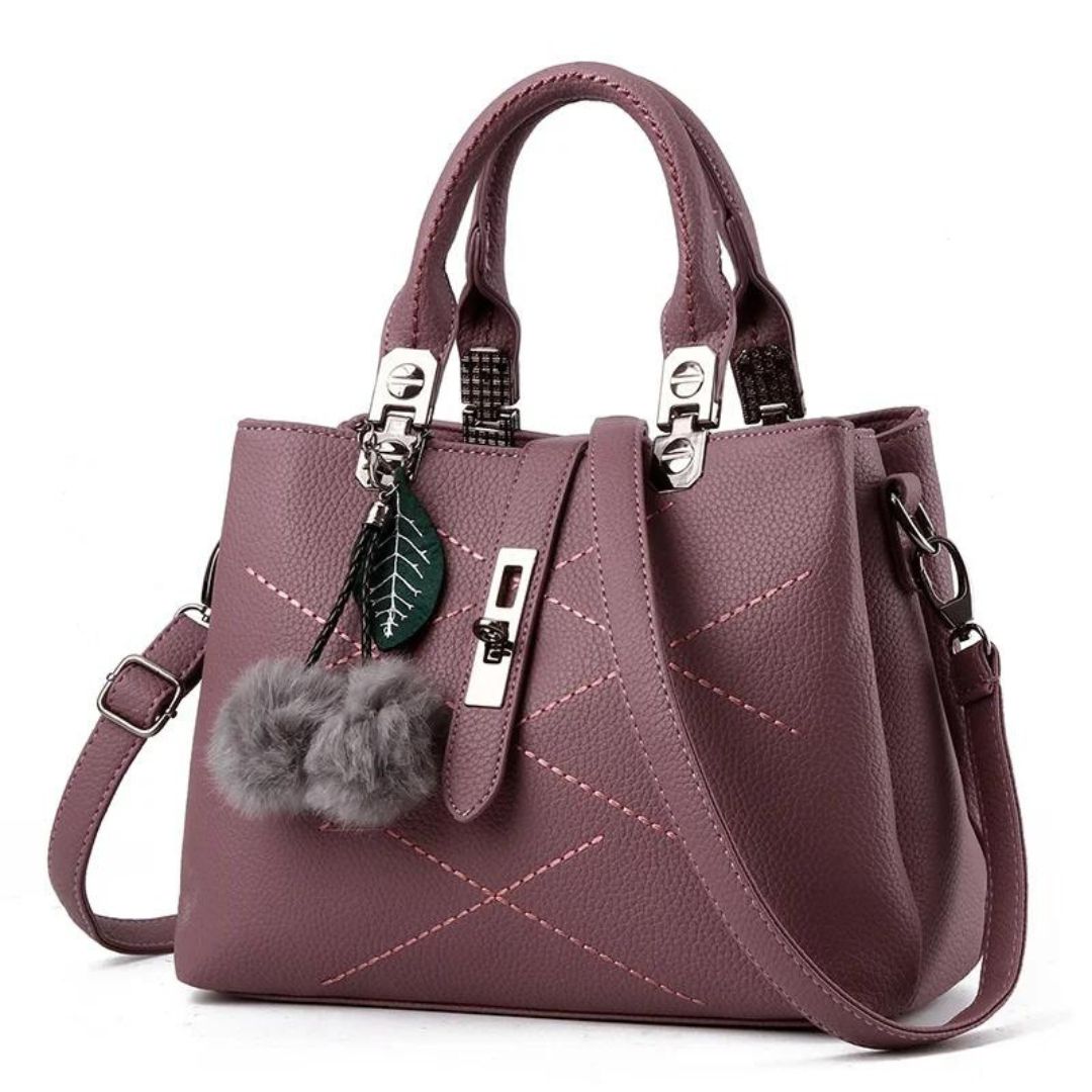 Draagtas voor Dames met Doorgestikt Motief Stijlvolle Crossbody Tas-4
