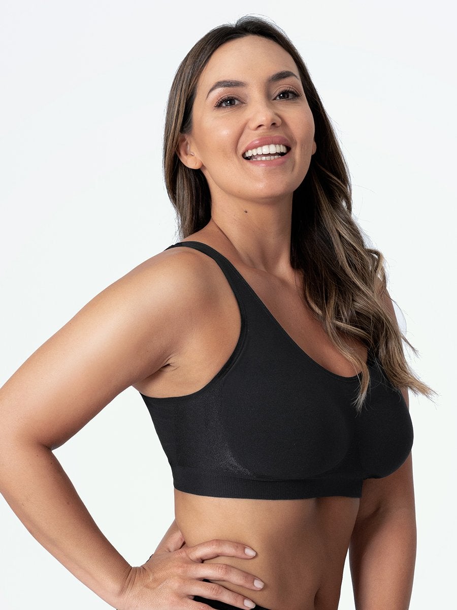 Variant image for Vrouwen Draadloze Shaper BH Zwart M Katoen-5