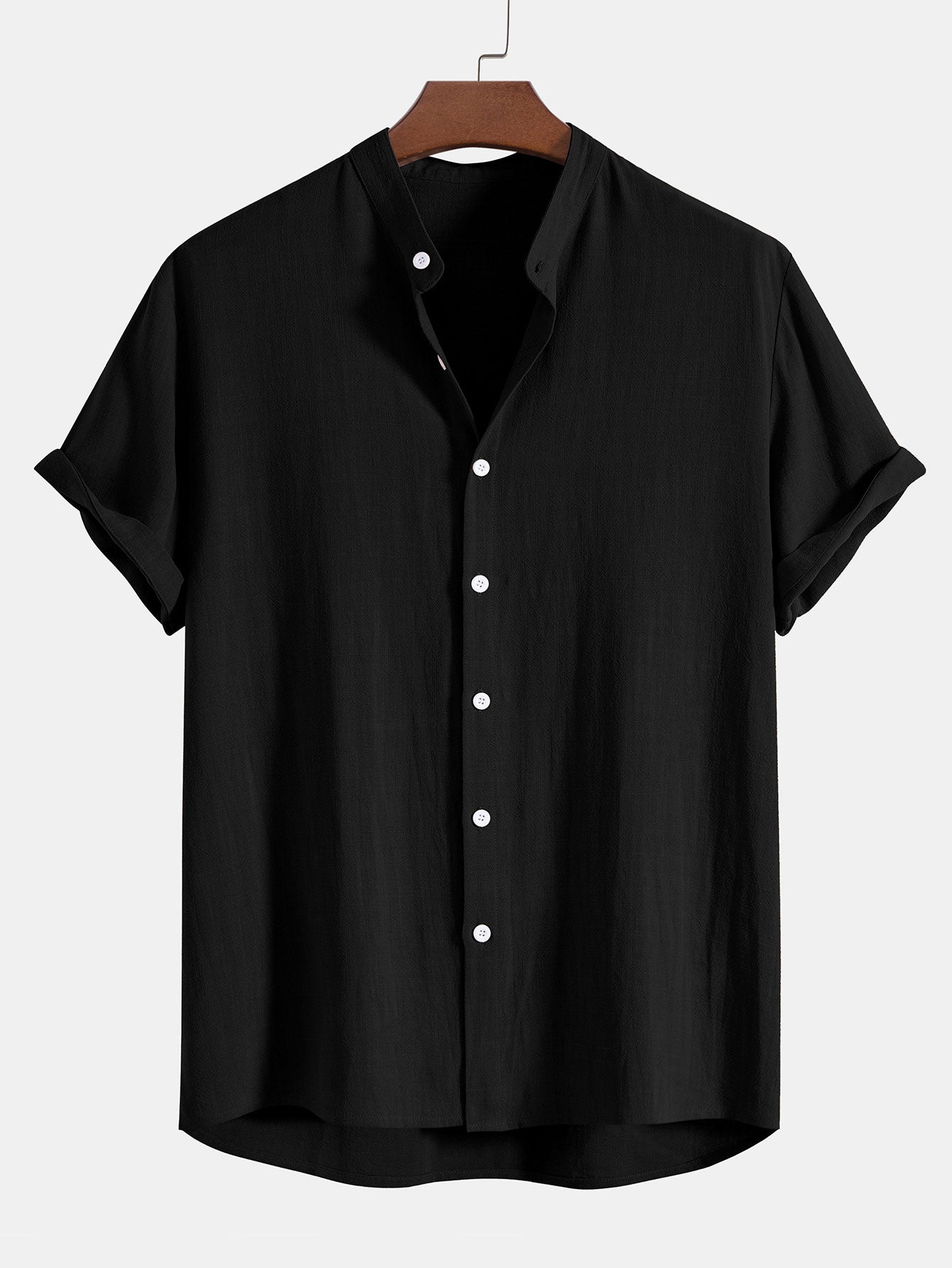 DEPREZ – Set Uomo di Lusso | Camicia di Lino con Pantaloncini per l'Estate