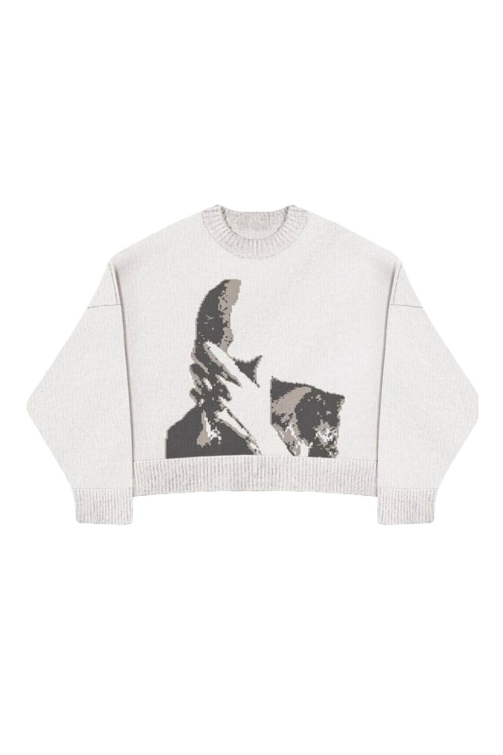 NO REGRETS - Maglione a Maglia | Streetwear Robusto e alla Moda per Donne e Uomini
